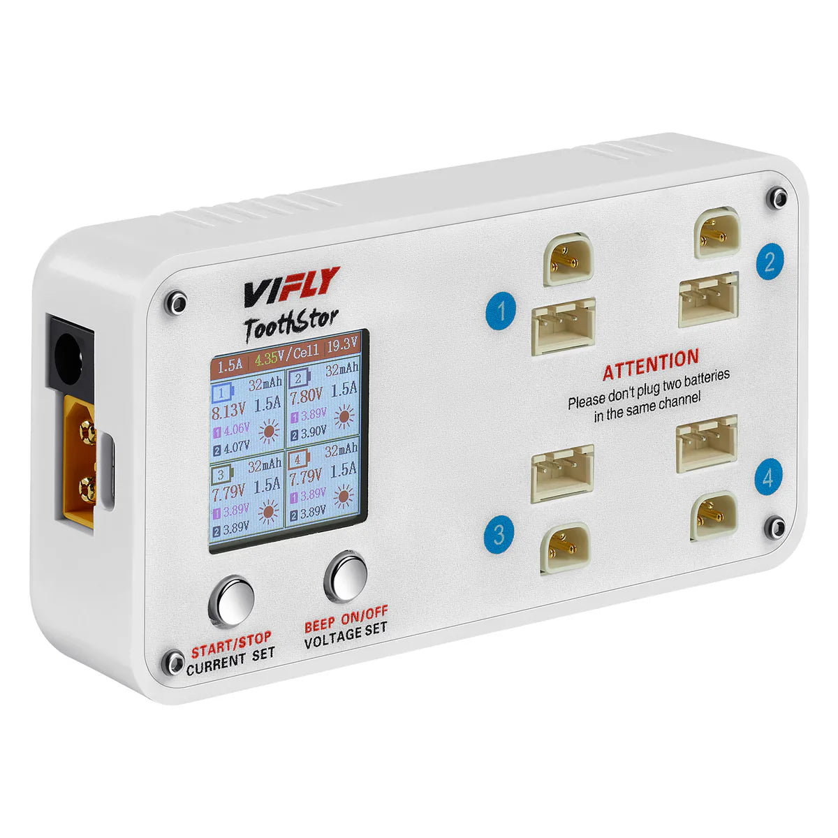 VIFLY ToothStor 2S Balance Charger (4-Port)