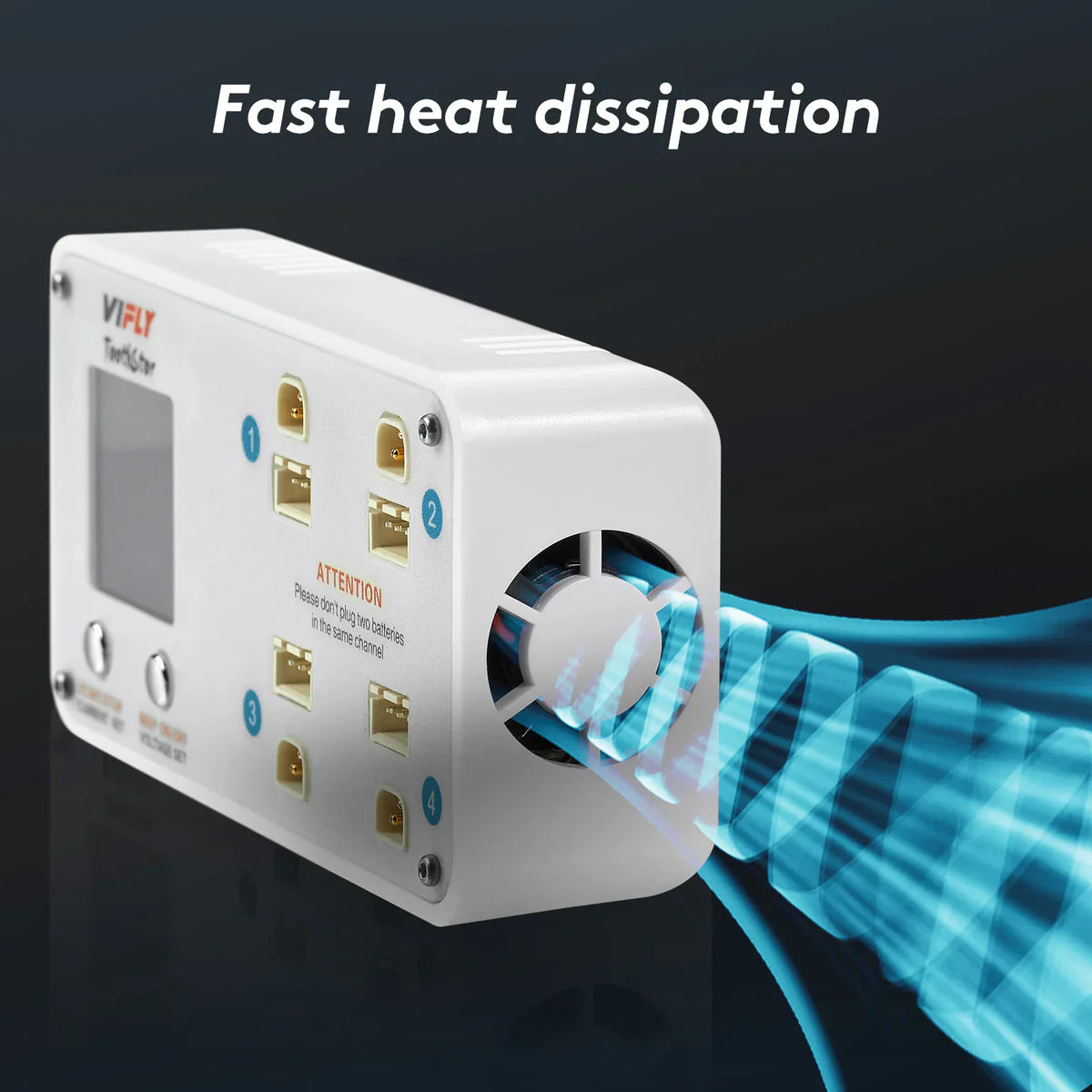 VIFLY ToothStor 2S Balance Charger (4-Port)