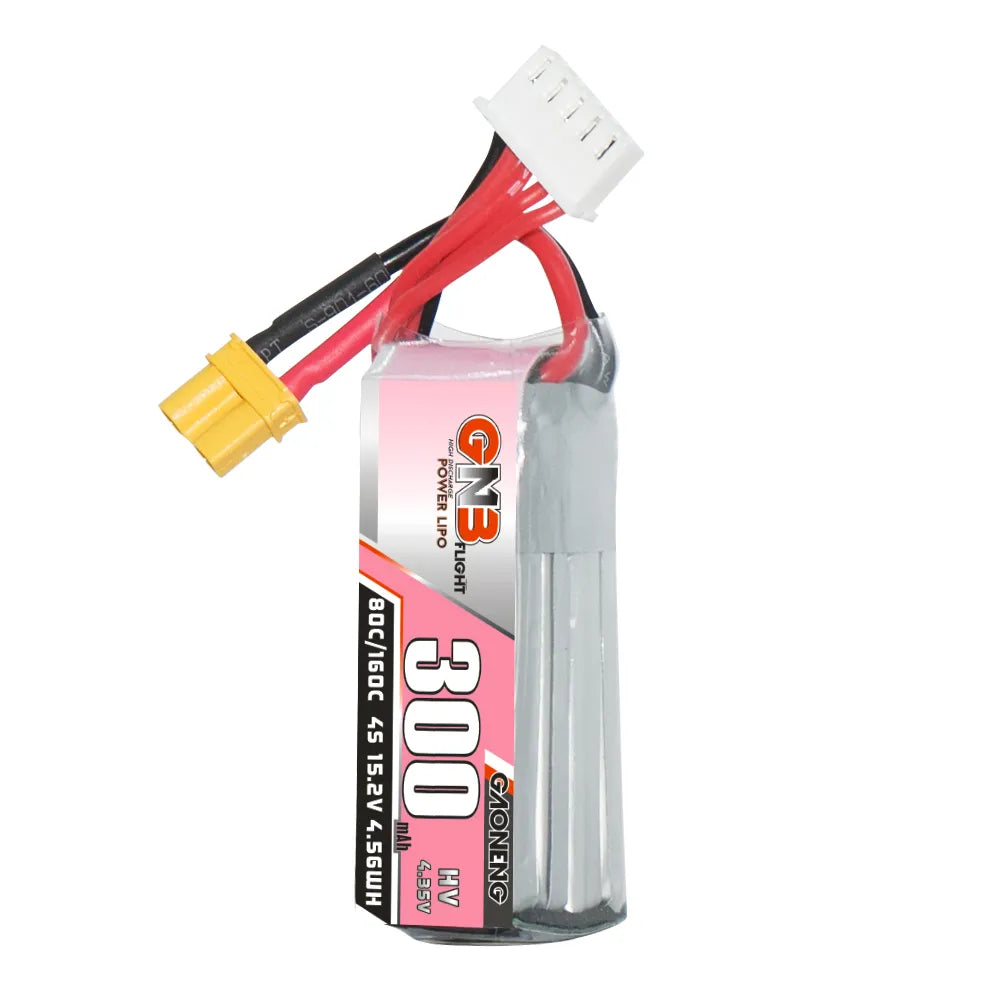 GNB LiHV 4S 15.2V 300mAh 80C XT30 LiPo Battery