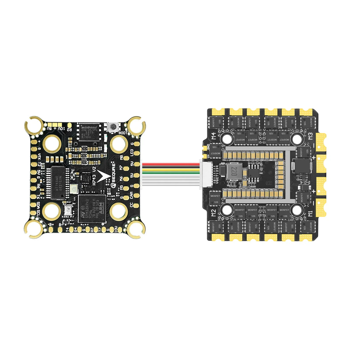 Sequre H743 V2 & E130 G2 AM32 ESC 12S Stack