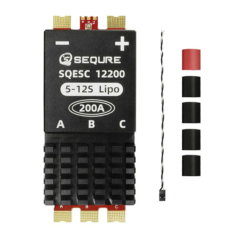 SEQURE SQESC 12200 Brushless ESC 5-12S Power Supply 200A AM_32