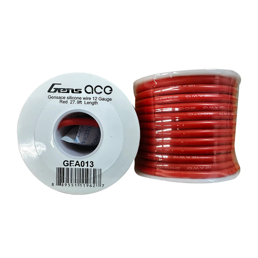 GensAce silicone wire 12 Gauge Red 27.9ft Length