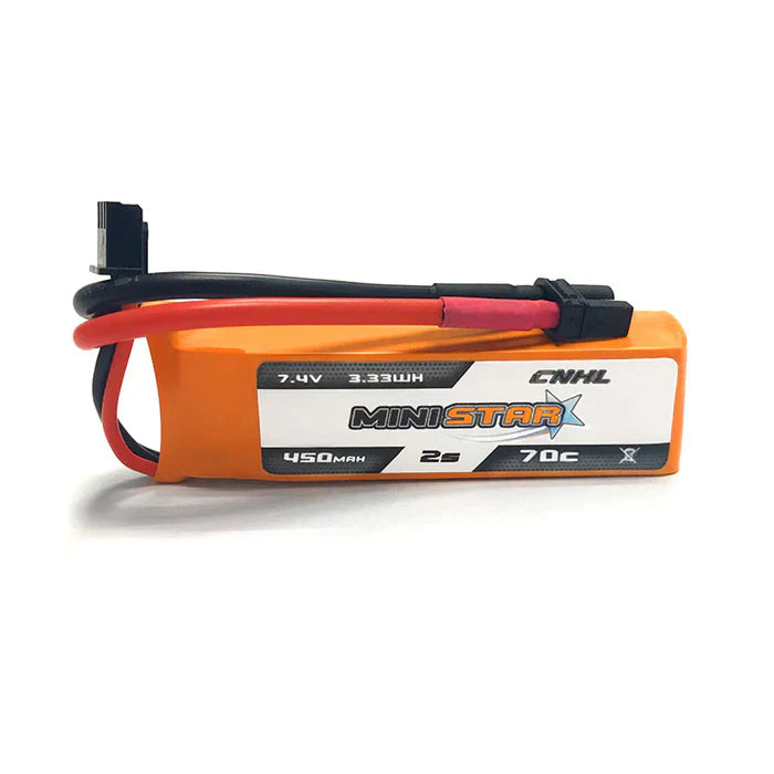 CNHL MiniStar 450mAh 7.4V 2S 70C Lipo Battery with XT30U