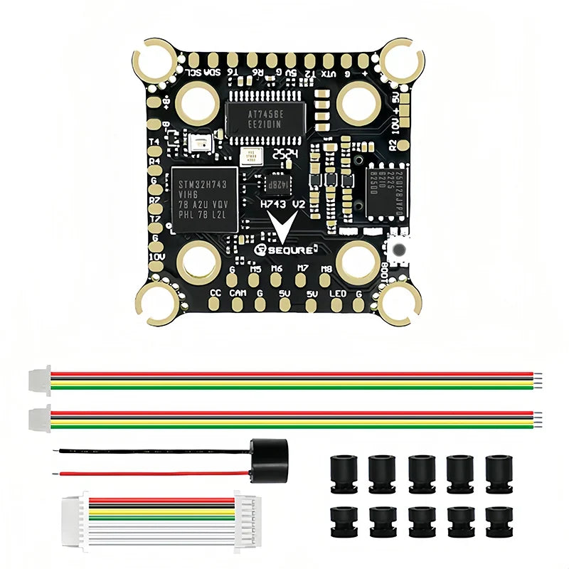 Sequre H743 V2 ICM42688P FC 4-8S Dual BEC Flight Controller