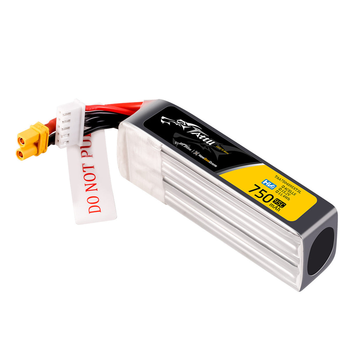 Tattu 750mAh 4S 95C 15.2V R-Line HV Lipo Battery Pack with XT30 Plug