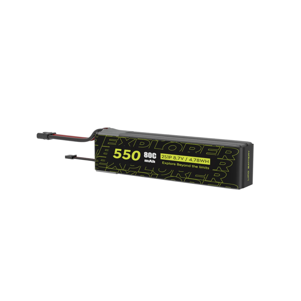 Explorer 550mah HV 2S 80C Lipo Battery for Micro quad XT30 (2-Pack)