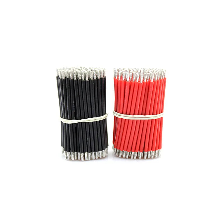 Fil de bricolage 10/15 cm 12 AWG (ROUGE/NOIR)