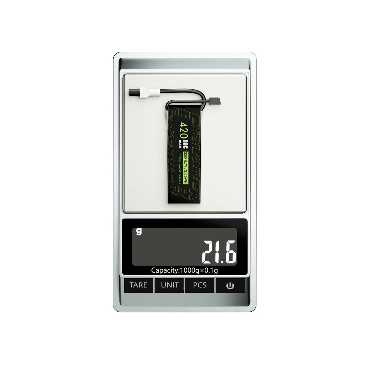 Flywoo Explorer 420mAh LiHV 2S 80C Battery XT30UP (2-Pack)