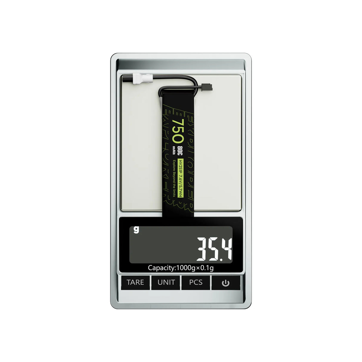 Flywoo Explorer 750mAh LiHV 2S 80C Battery Flywoo XT30UP (2-Pack)