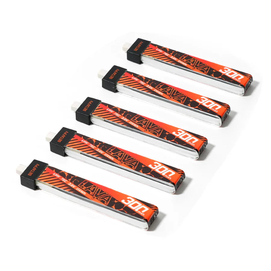 LAVA 1S 300mAh 75C Battery (5-Pack)