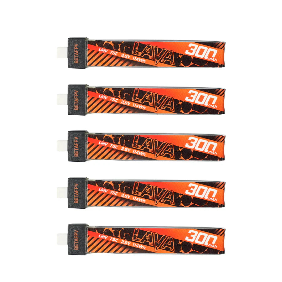 LAVA 1S 300mAh 75C Battery (5-Pack)