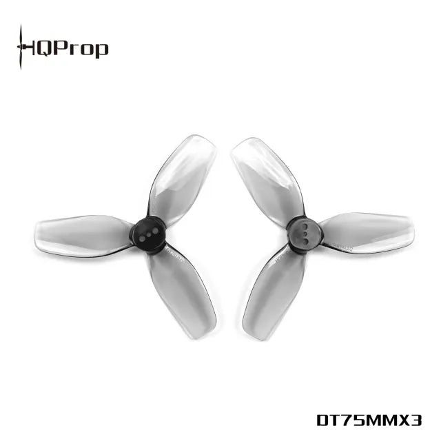 HQProp DT75MMX3 for Cinewhoop Grey (2CW+2CCW)-Poly Carbonate