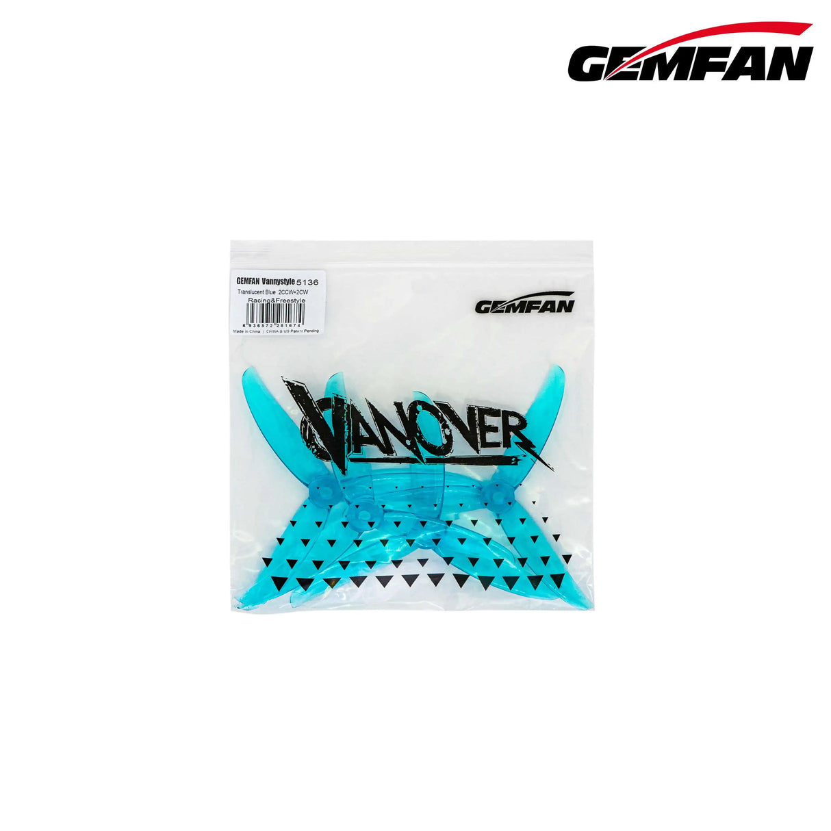 GEMFAN Vannystyle 5136-3 Propellers Blue