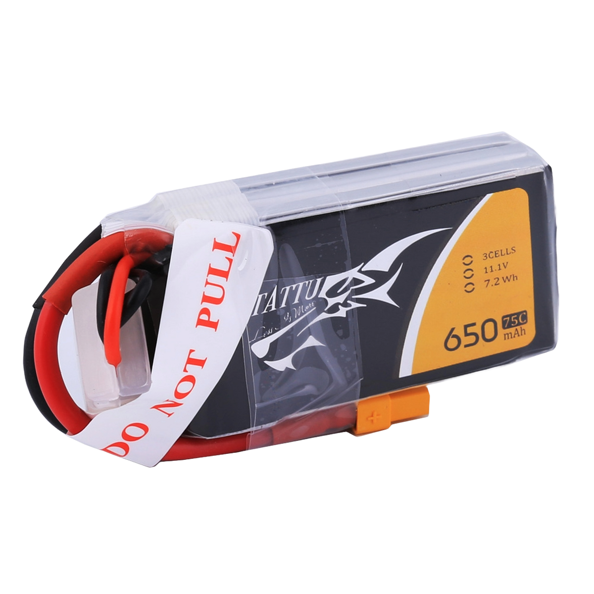 Tattu 650mAh 3S 75C 11.1V Lipo Battery Pack With XT30 Plug