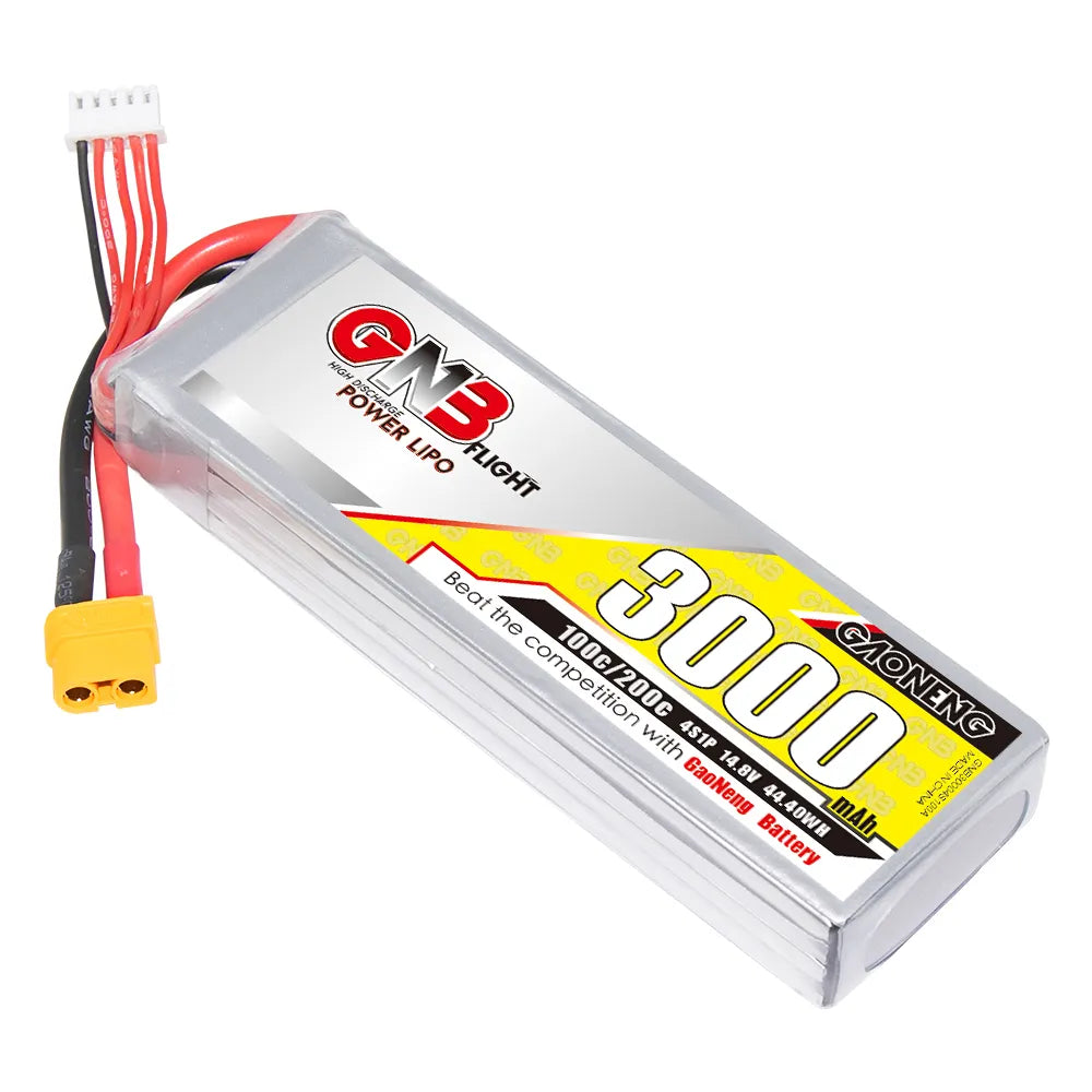 GNB 4S 14.8V 3000mAh 100C LiPo Battery XT60