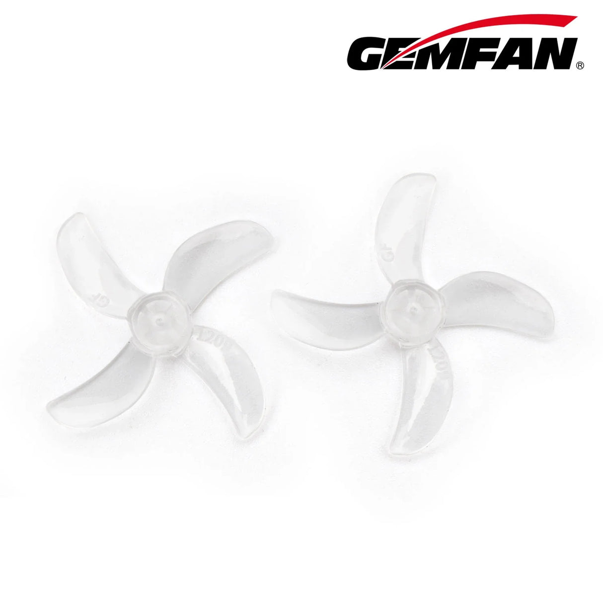 Gemfan 31mm 1209-4 1.2" Quad-Blade Propellers (8-Pack)