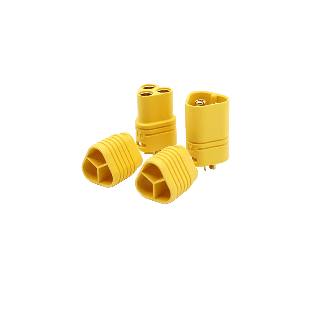 Amass MT60 3.5mm Yellow Plug (2x Pairs) - DroneDynamics.ca