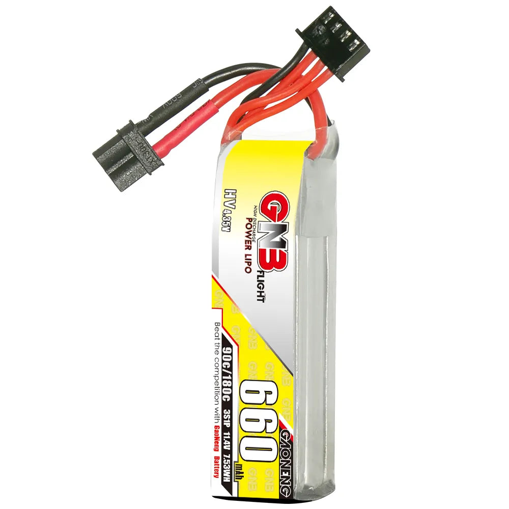 GNB LiHV 3S 11.4V 660mAh 90C XT30 LiPo Battery