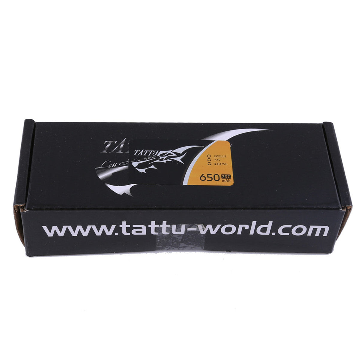 Batterie Lipo Tattu 650mAh 2S 75C 7.4V avec prise XT30