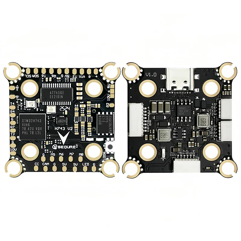 Sequre H743 V2 ICM42688P FC 4-8S Dual BEC Flight Controller