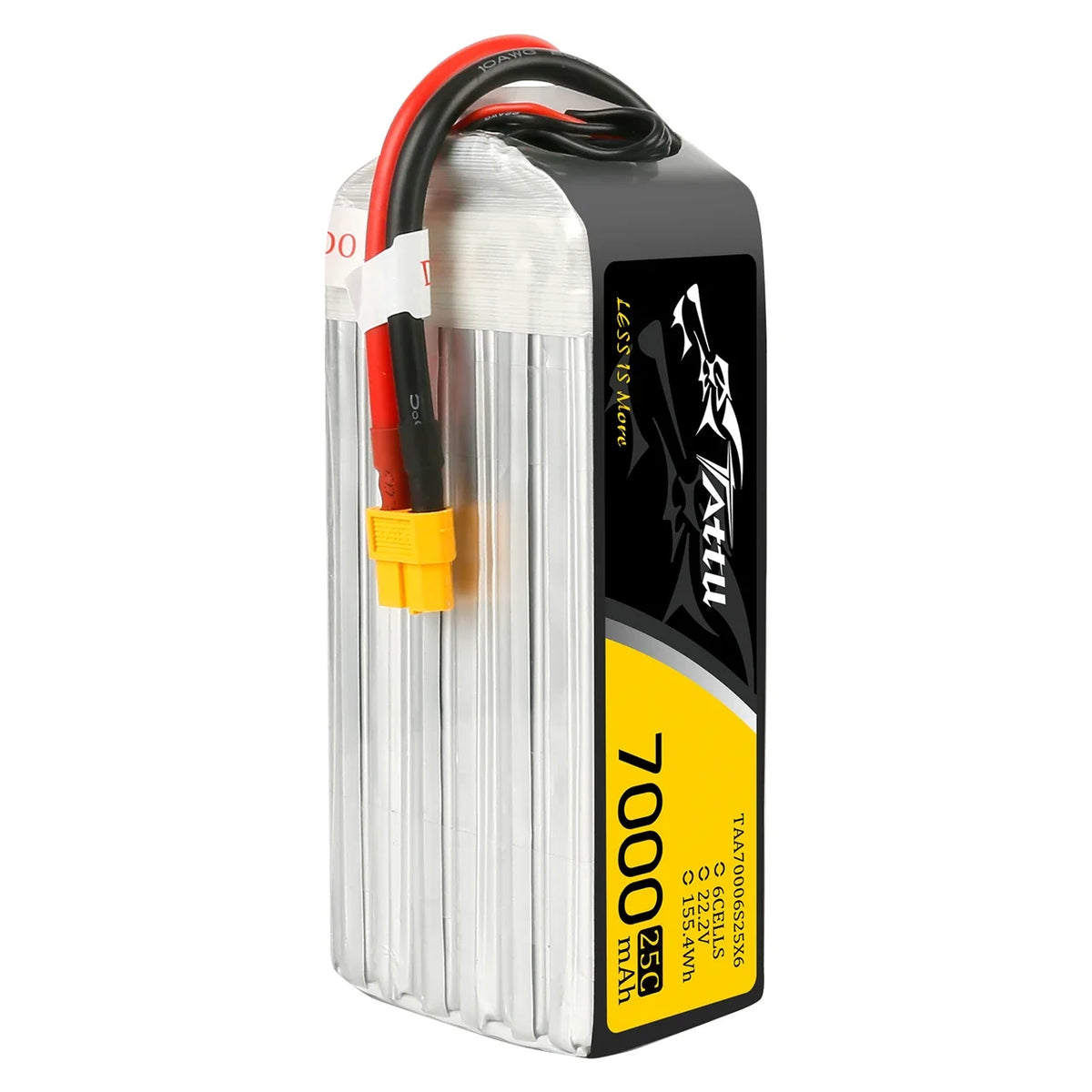 Tattu 7000mAh 6S 25C 22.2V Lipo Battery XT60 Plug