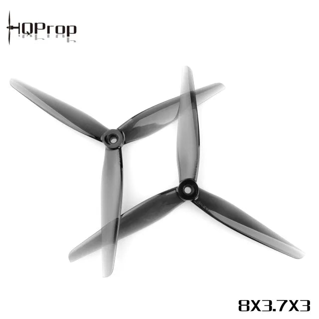 HQProp 8X3.7X3 Grey (1CW+1CCW) Poly Carbonate