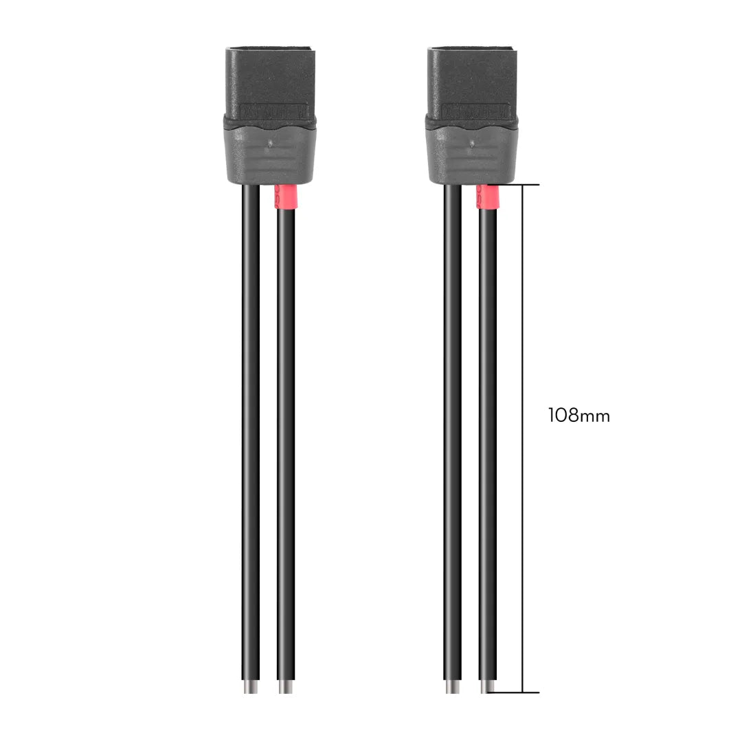 Flywoo Black XT60H 14AWG Male Pigtail (2-Pack)