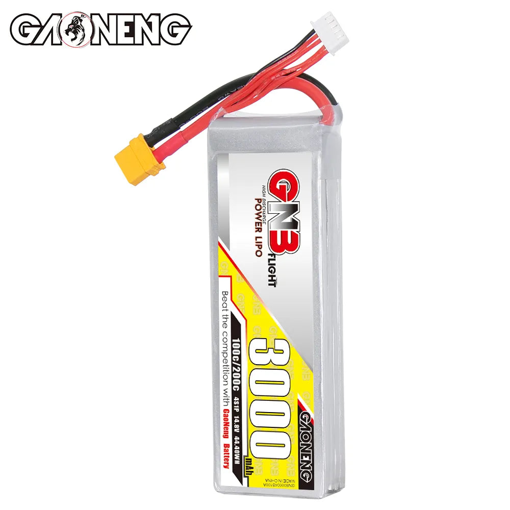 GNB 4S 14.8V 3000mAh 100C LiPo Battery XT60
