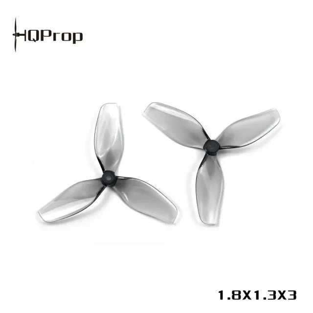 HQ Ultralight Whoop Prop 1.8X1.3X3(45MM) Grey (2CW+2CCW)-Poly Carbonate-1.5MM Shaft