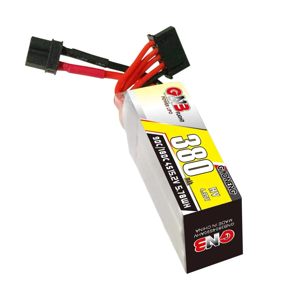 GNB LiHV 4S 15.2V 380mAh 90C XT30 LiPo Battery