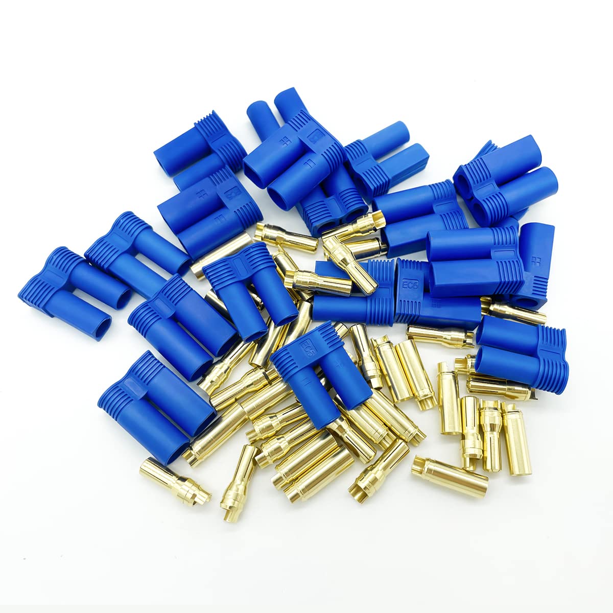 HP EC-5 Connectors (10 Female & 10 Male) - DroneDynamics.ca