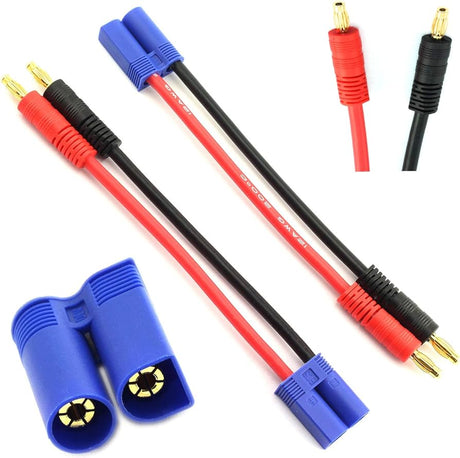 HP Hobby Porter WIRE FOR CHARGER EC5 (with banana plug) - DroneDynamics.ca