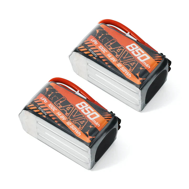 BetaFPV LAVA Series 4S 850mAh LiPo Battery (2-Pack)