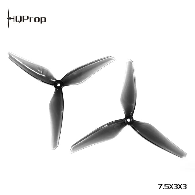 HQProp 7.5X3X3 Light Grey (2CW+2CCW)-Poly Carbonate