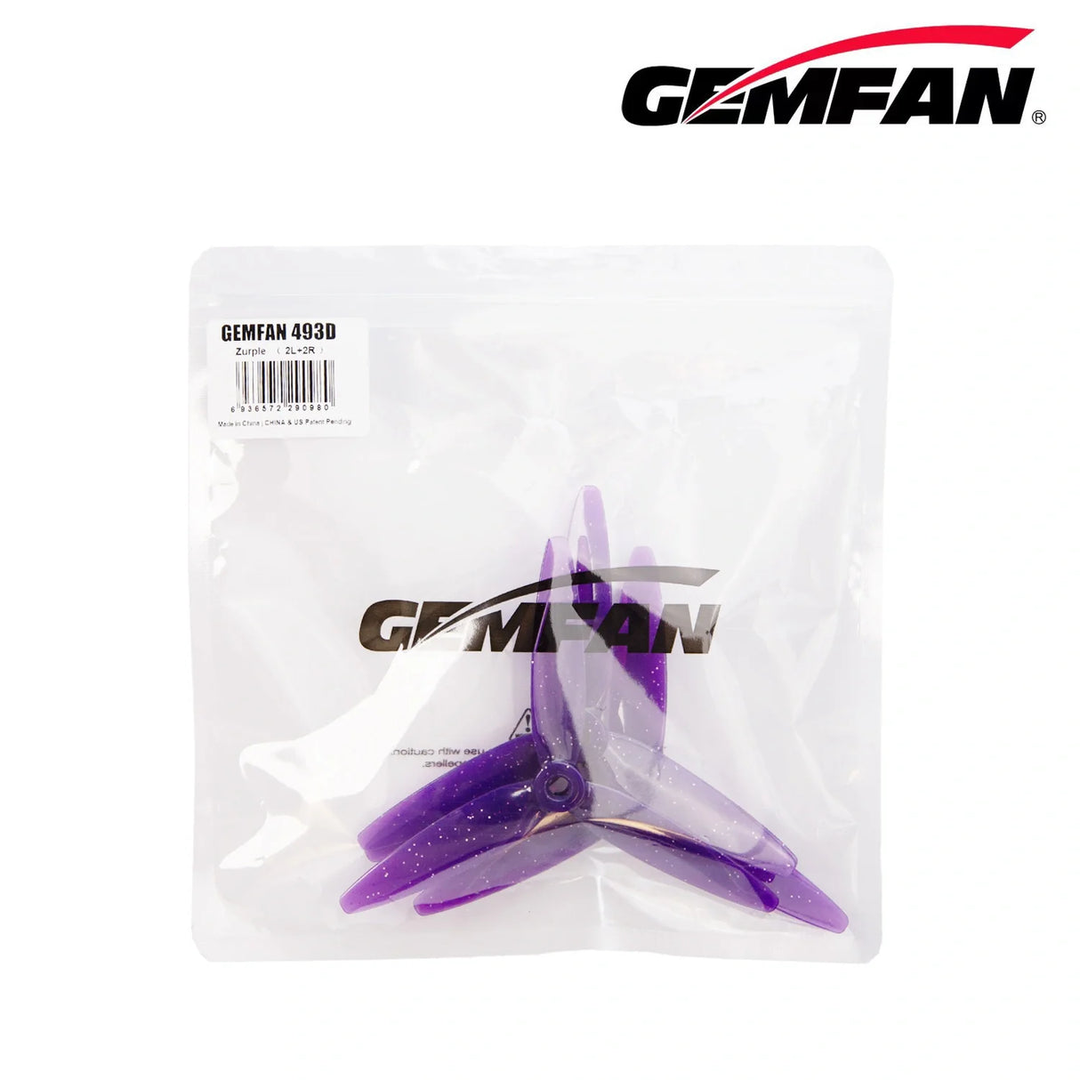 Gemfan 493D 4.9" Propellers (4-Pack)