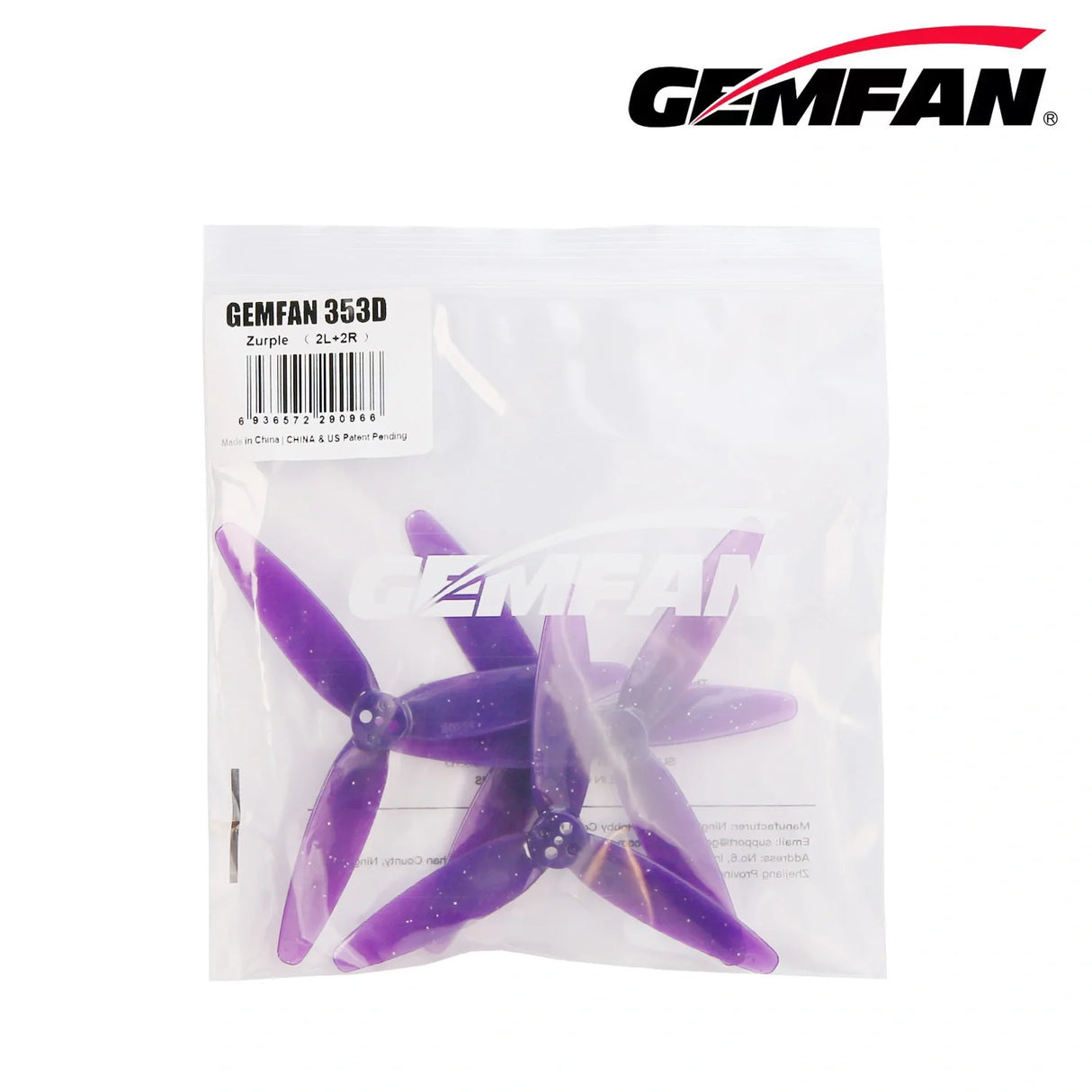 Gemfan 353D 3D 3.5" Propellers (4-Pack)