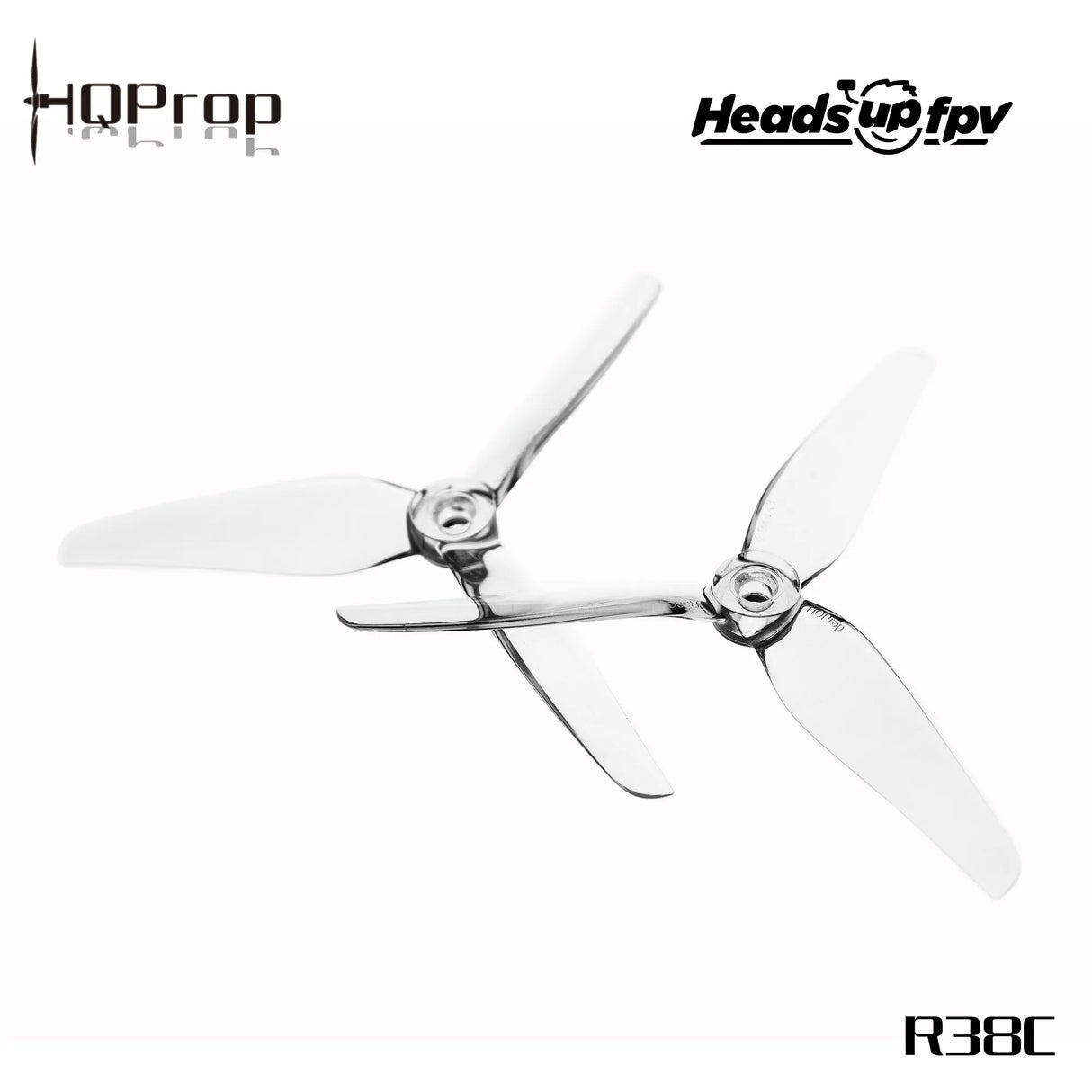 HeadsUp Racing Prop R38C Clear Propellers - DroneDynamics.ca