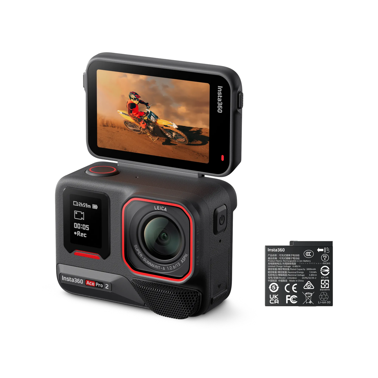 Insta360 Ace Pro 2 Action Camera (Dual Battery Bundle)