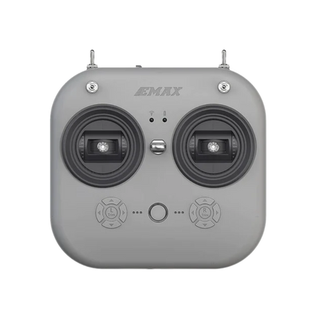EMAX E8 2.4GHz 8CH Dual-frequency Left Right Switch Mode2 Radio Transmitter Built-in USB Charge Wired Trainer Interface for EMAX Tinyhawk III RC Drone - DroneDynamics.ca