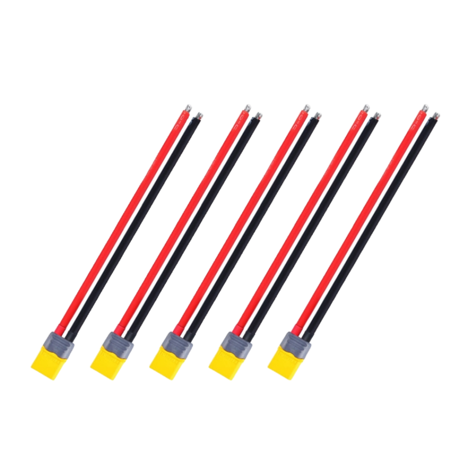 XT60 Male Connector  With 150mm 12AWG Silicon Wire - DroneDynamics.ca