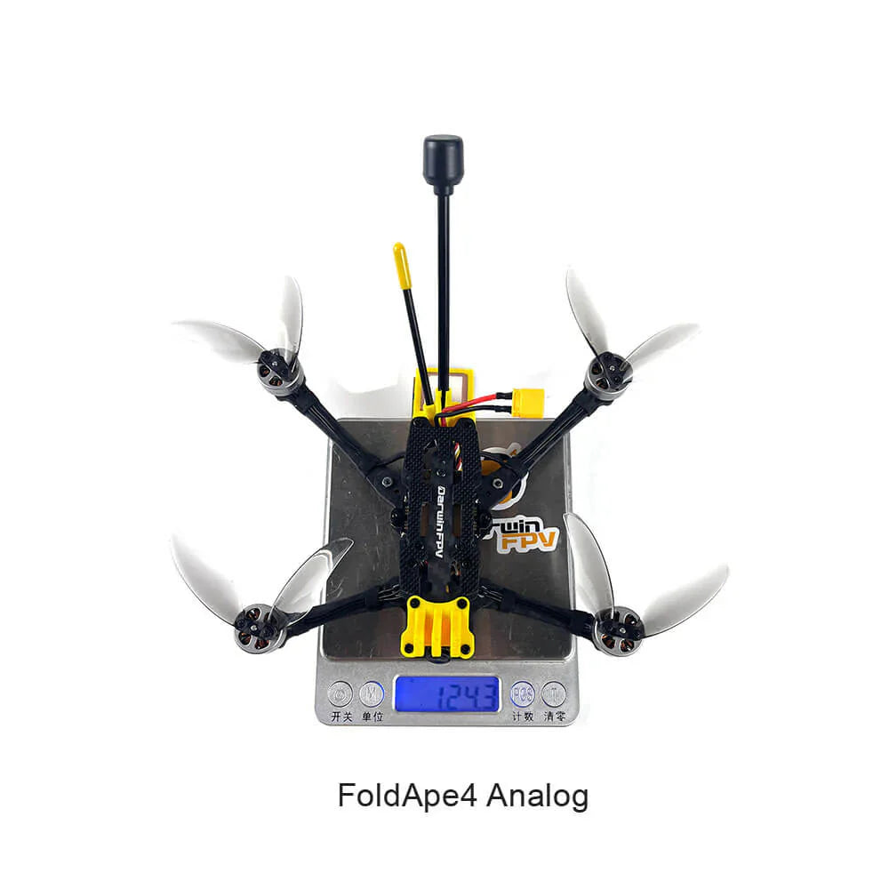 DarwinFPV FoldApe4 4" Folding Long Range FPV Drone (ELRS 2.4G)