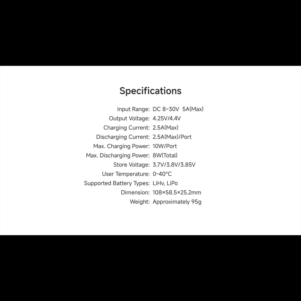 ISDT E625 6 Channels Lipo Battery Charge LiPo/LiHV Batteries