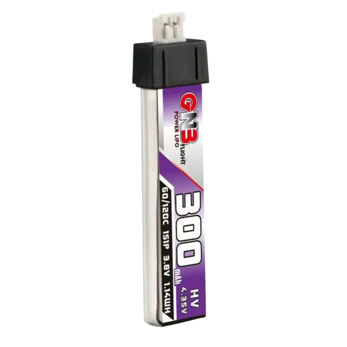 GNB 300Mah 1S HV 60C Lipo - DroneDynamics.ca