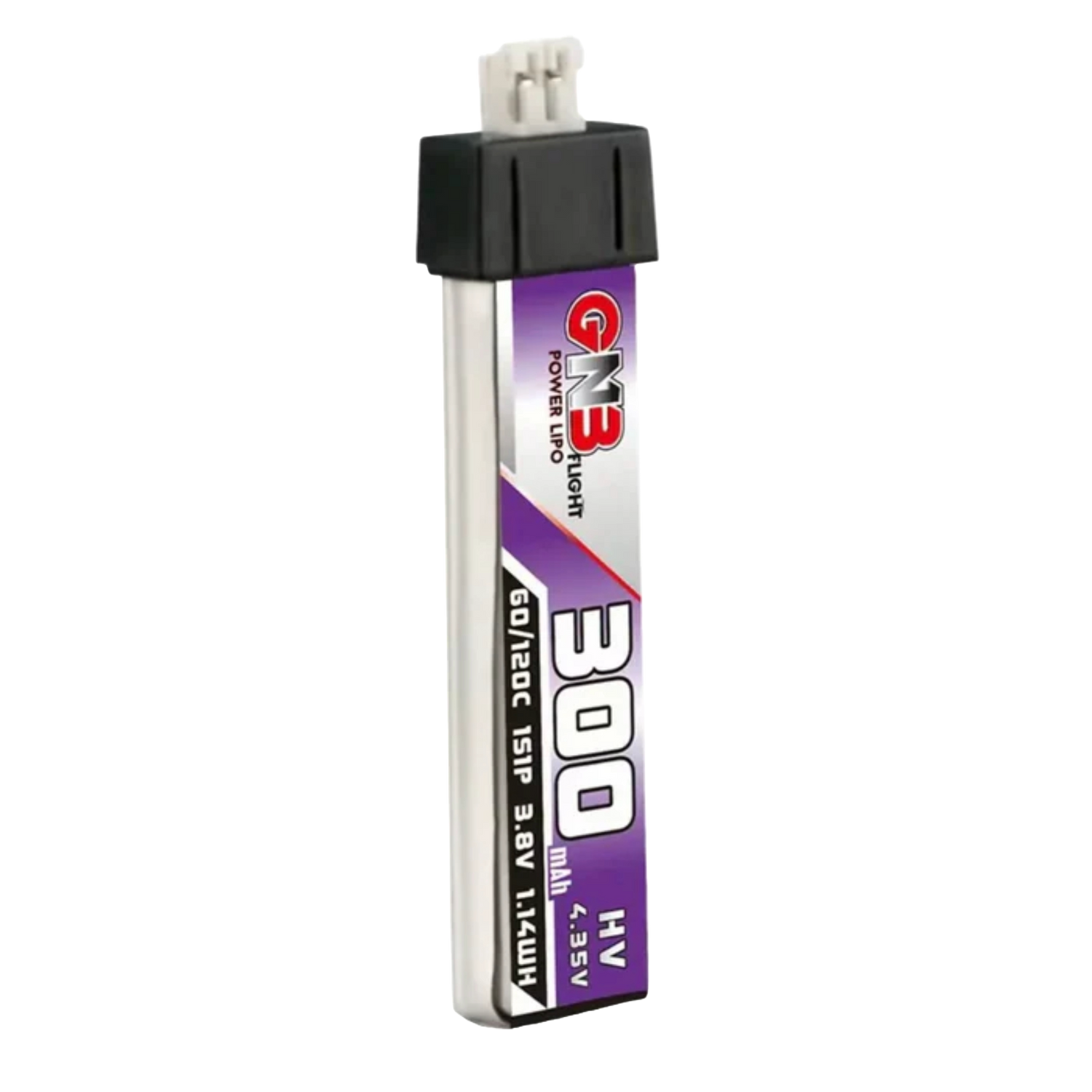 GNB 300Mah 1S HV 60C Lipo - DroneDynamics.ca