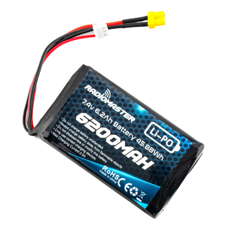 2S 7.4V 6200mAh Lipo Battery - DroneDynamics.ca