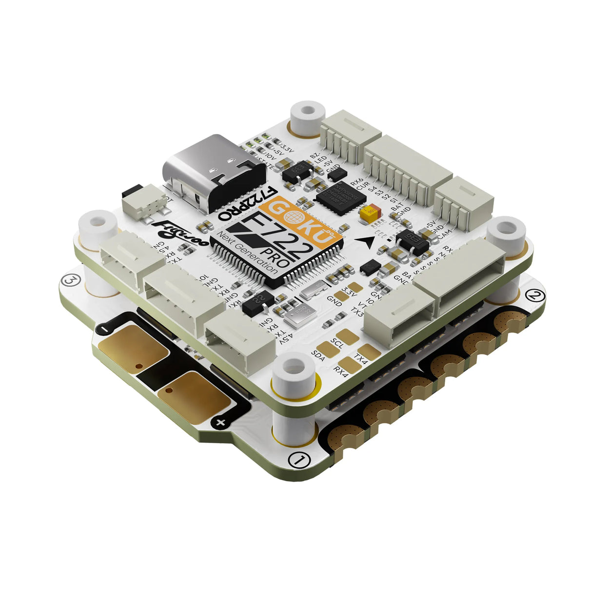 Flywoo GOKU F722 Pro V2 55A AM32 32Bit 128K 30X30 Stack (O4/O4 Pro Plug N Play)