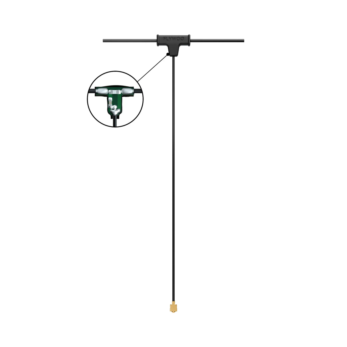 Flywoo ELRS 2.4g Minimortal PCB T Antenna UFL (100mm)