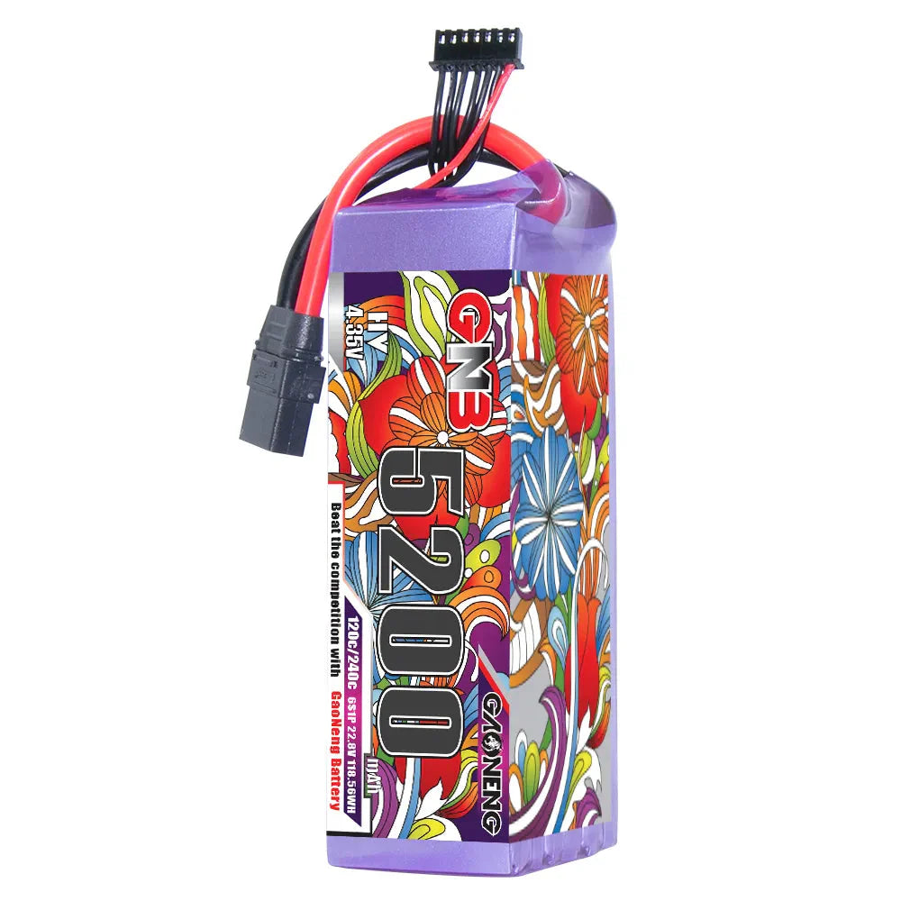 GNB LiHV 6S 22.8V 5200mAh 120C LiPo Battery XT60