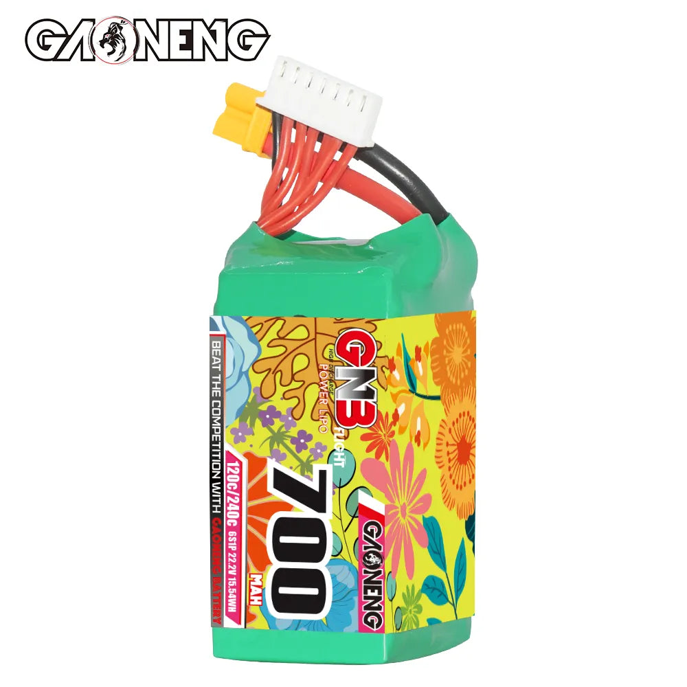 GNB 6S 22.2V 700mAh 120C XT30 LiPo Battery