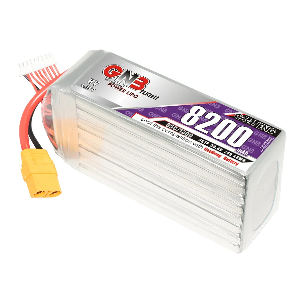 GNB HV 8S 30.4V 8200mAh 65C XT90 LiPo Battery